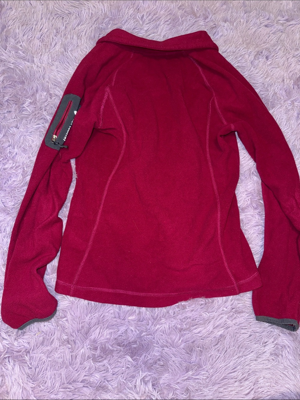 Free Country Raspberry Full-Zip Utility Fleece Jacket - Picture 3 of 3